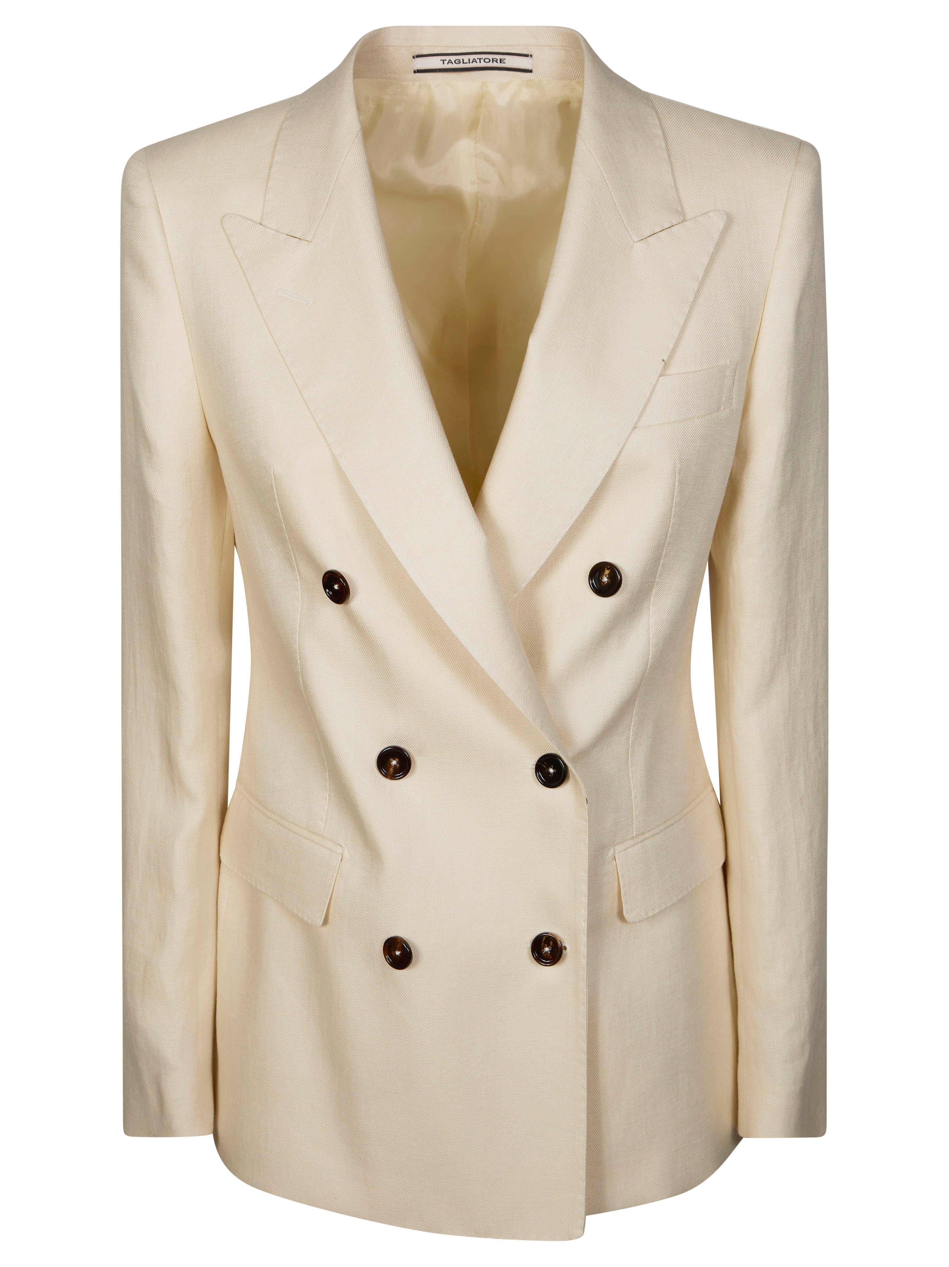 Parigi Double-breasted Linen Jacket