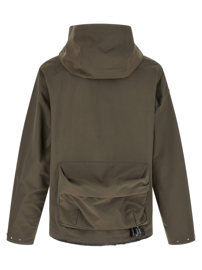 Undercover - hooded parka front and back pocket