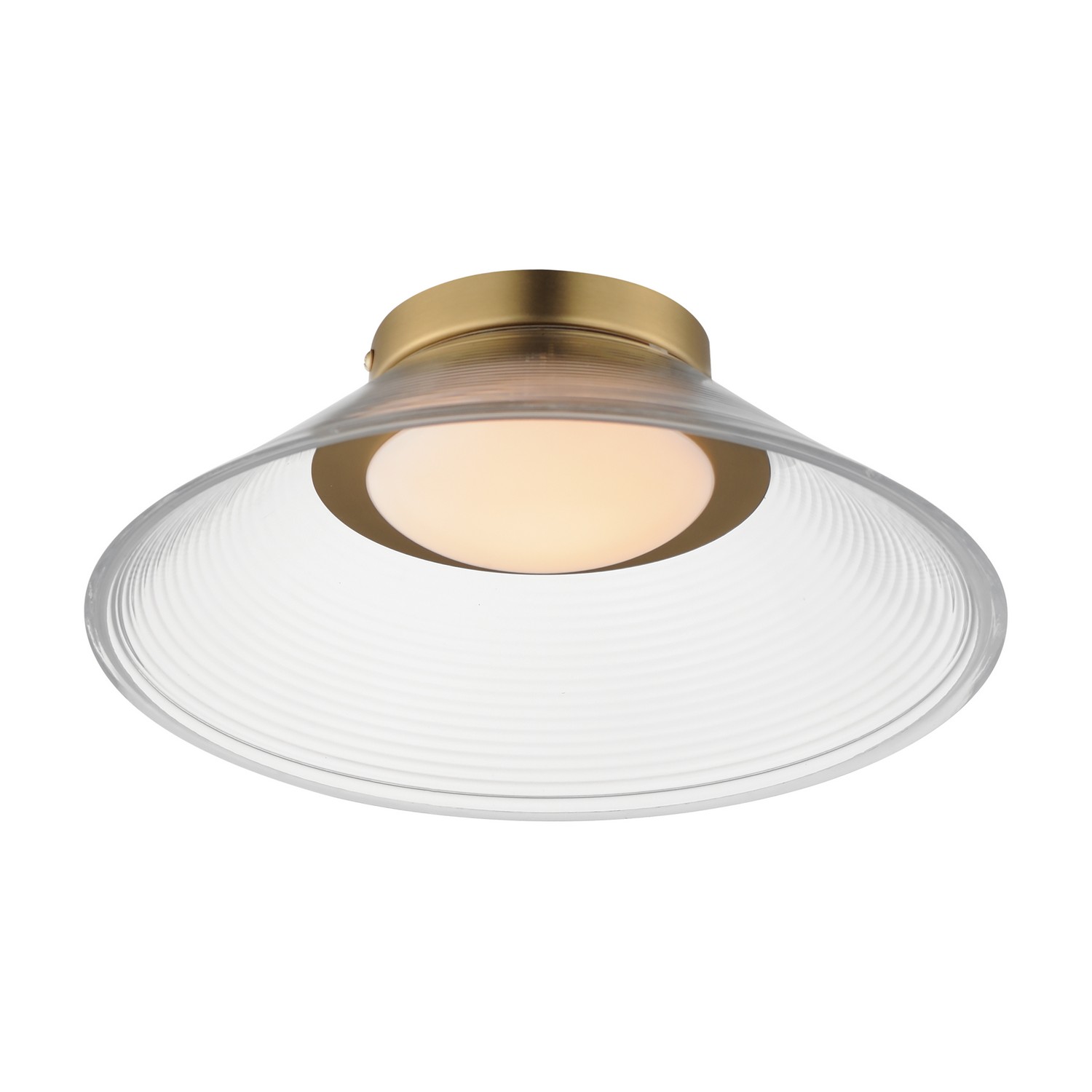 Satin Brass LED Wall Sconce from the Jensen Collection