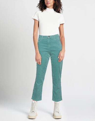Woman Pants Emerald green