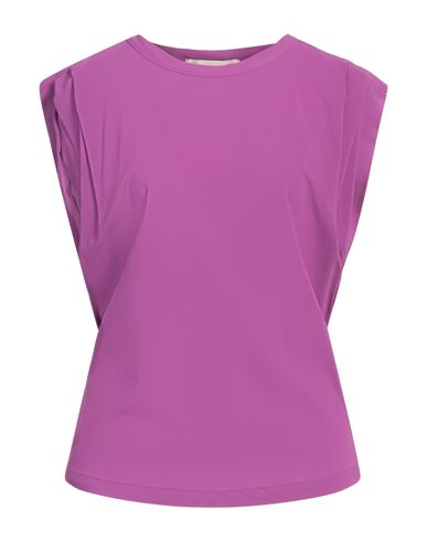 Jucca Woman Top Mauve Size 6 Viscose, Elastane