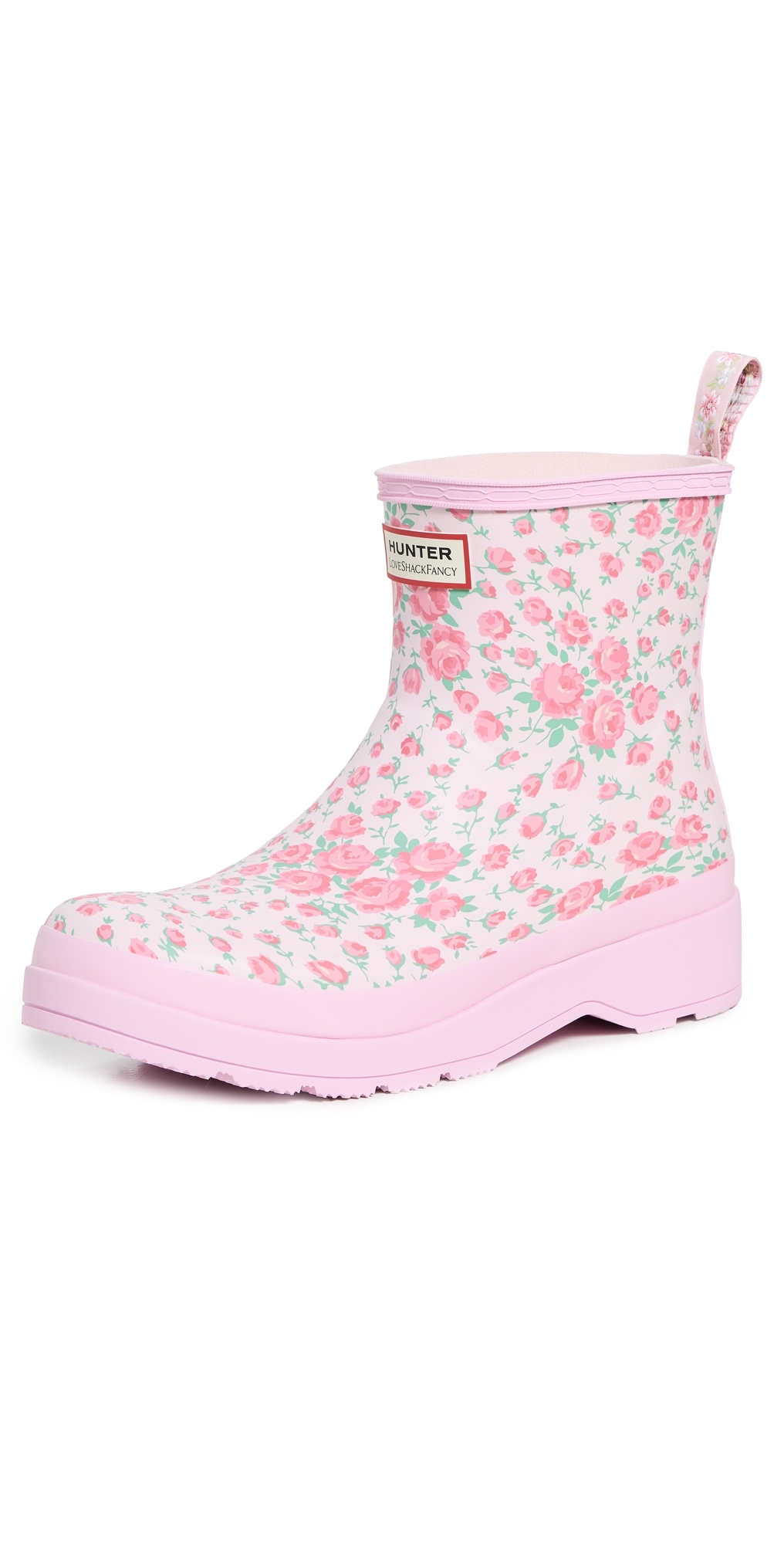 Hunter Boots x LoveShackFancy Play Boots Light Pink
