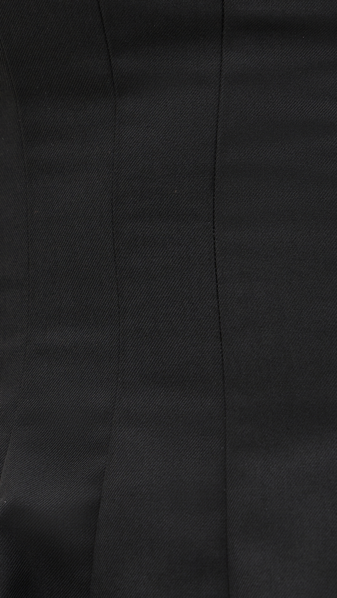 Leila Twill Mini Dress Black