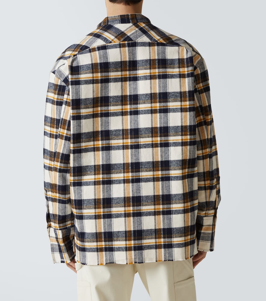 Plaid cotton shirt