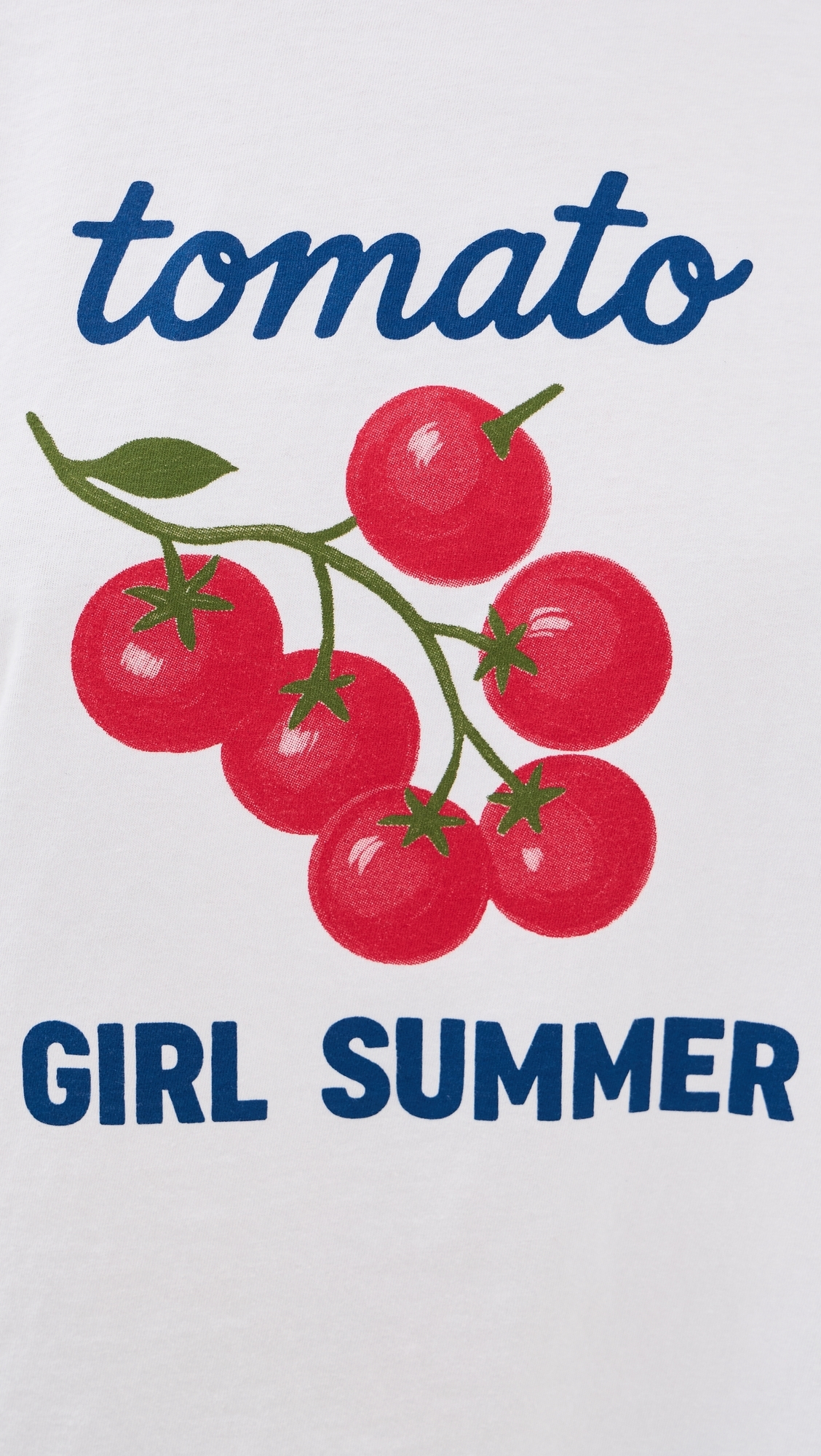 Tomato Girl Summer Everyday Tee White