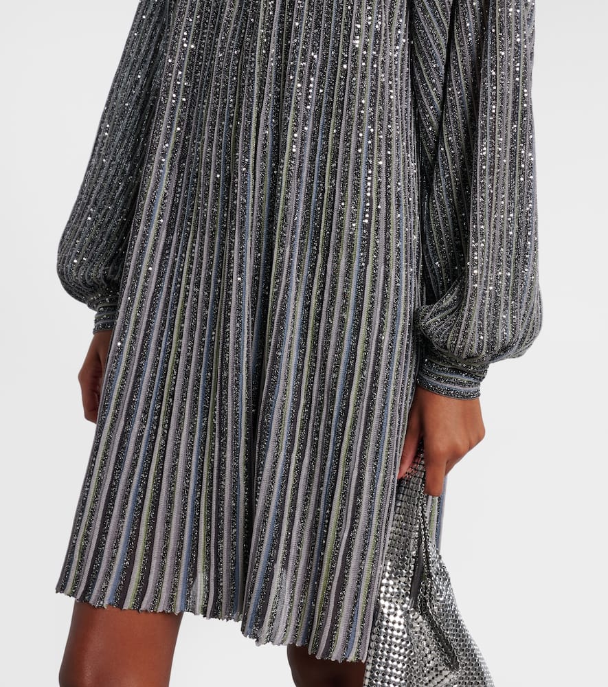 Lamé minidress