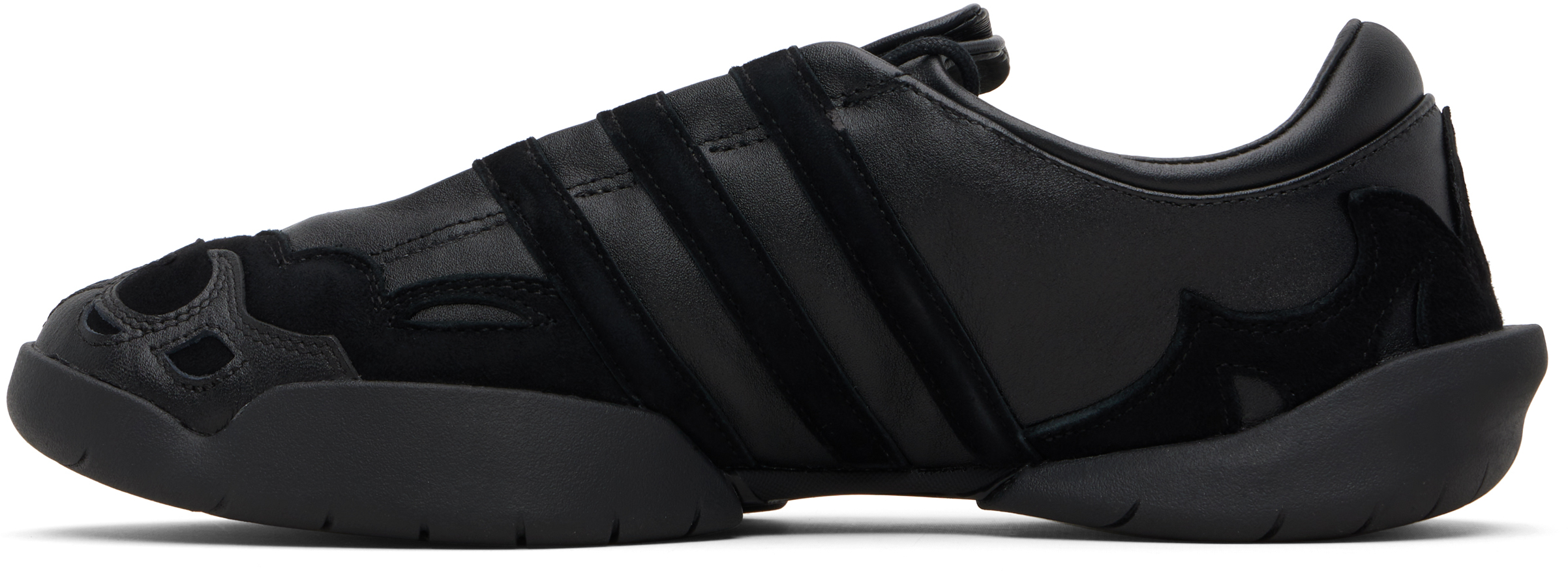Black Regu Leather Sneakers