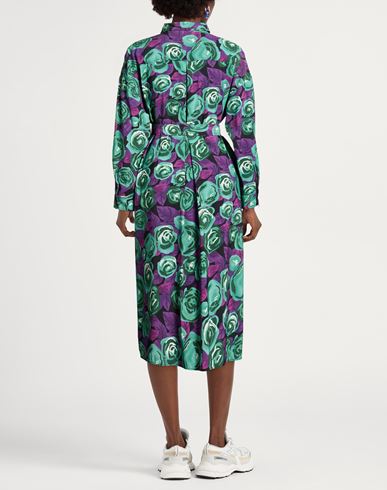 Woman Midi dress Purple Size XXS Rayon, Polyester