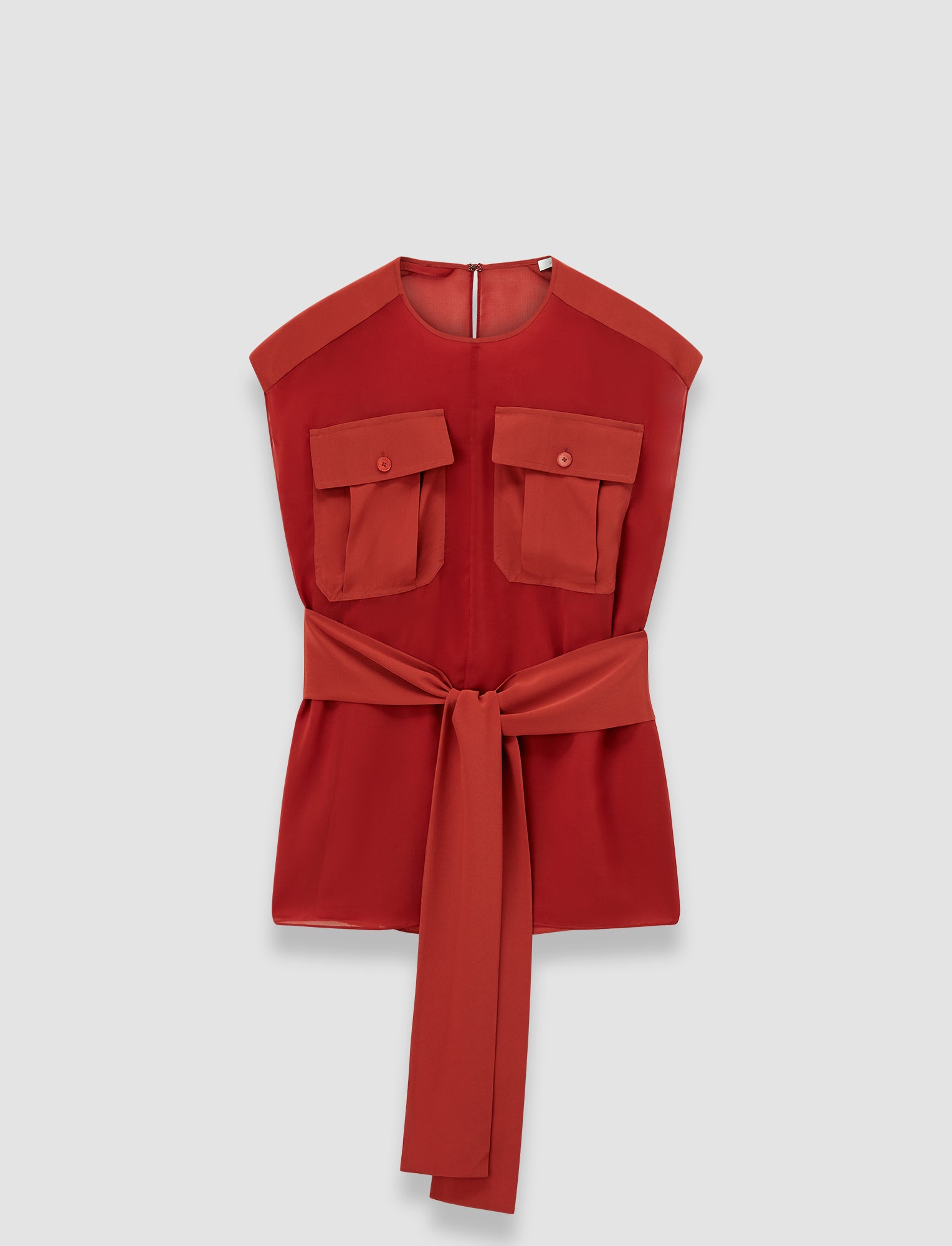 Kniza Crepe de Soie Silk Blouse - 38