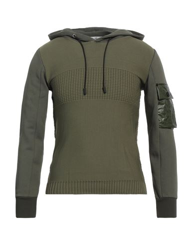 Man Sweater Military green Size XL Polyamide