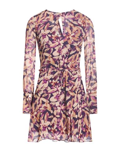 Woman Mini dress Purple Size 10 Viscose