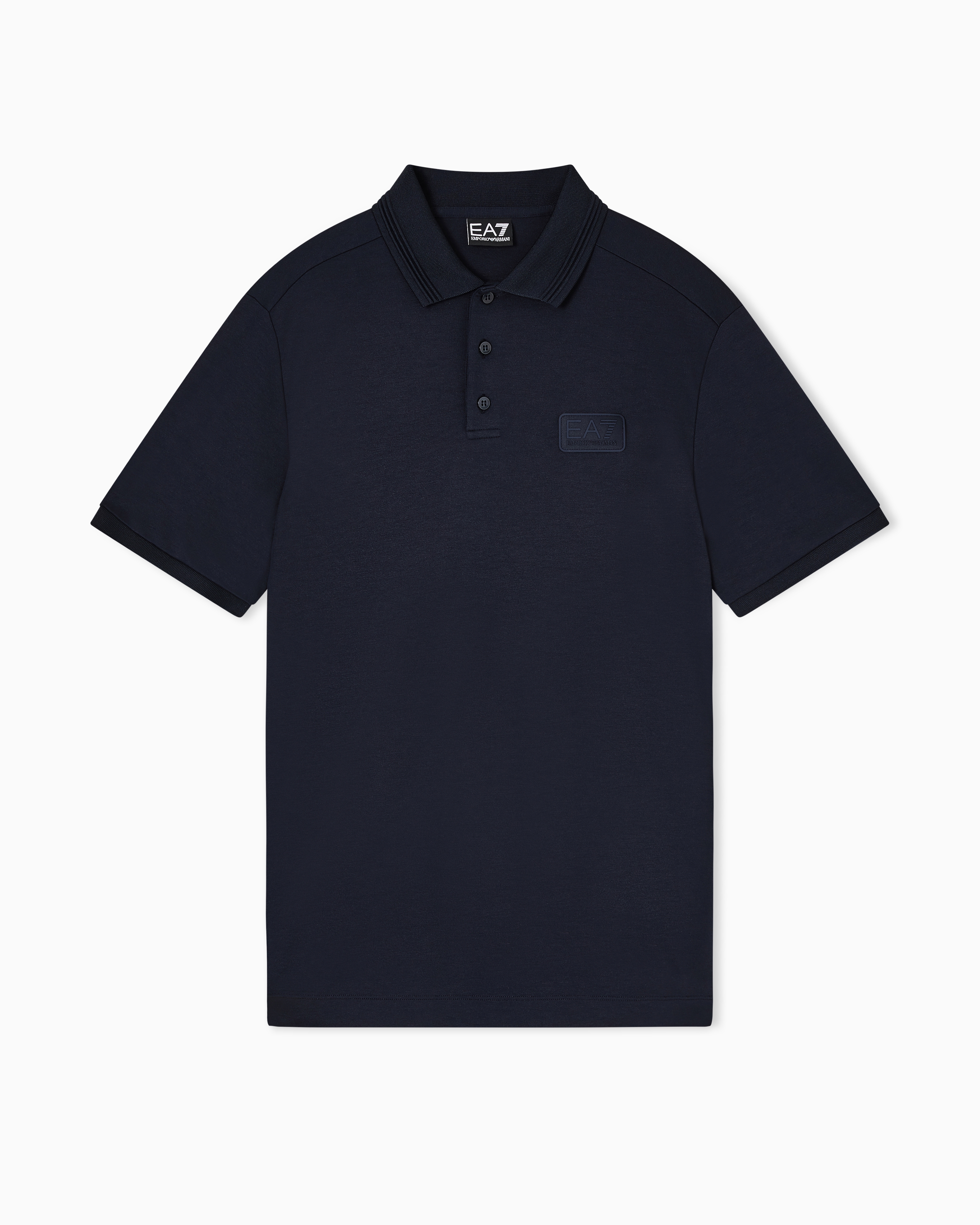 Lux Identity modal-blend polo shirt