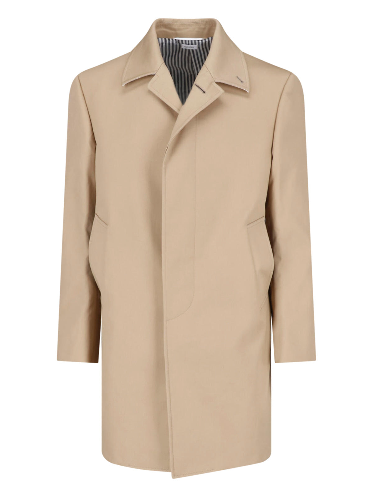 Men's Cotton-Lined Cupro-Trim Jacket