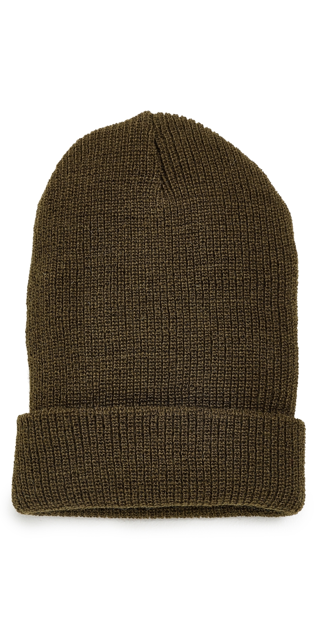 Wool Beanie Olive One Size