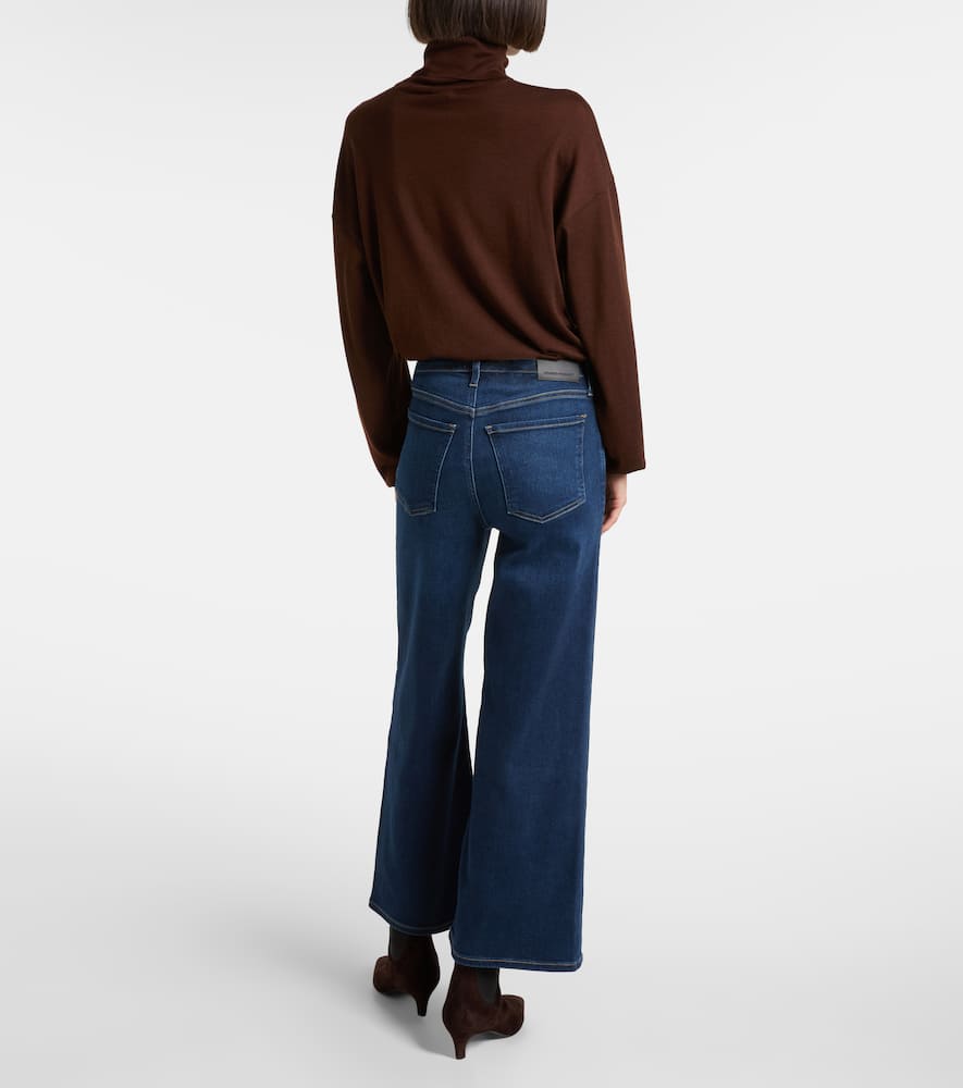 Lyra cropped wide-leg jeans