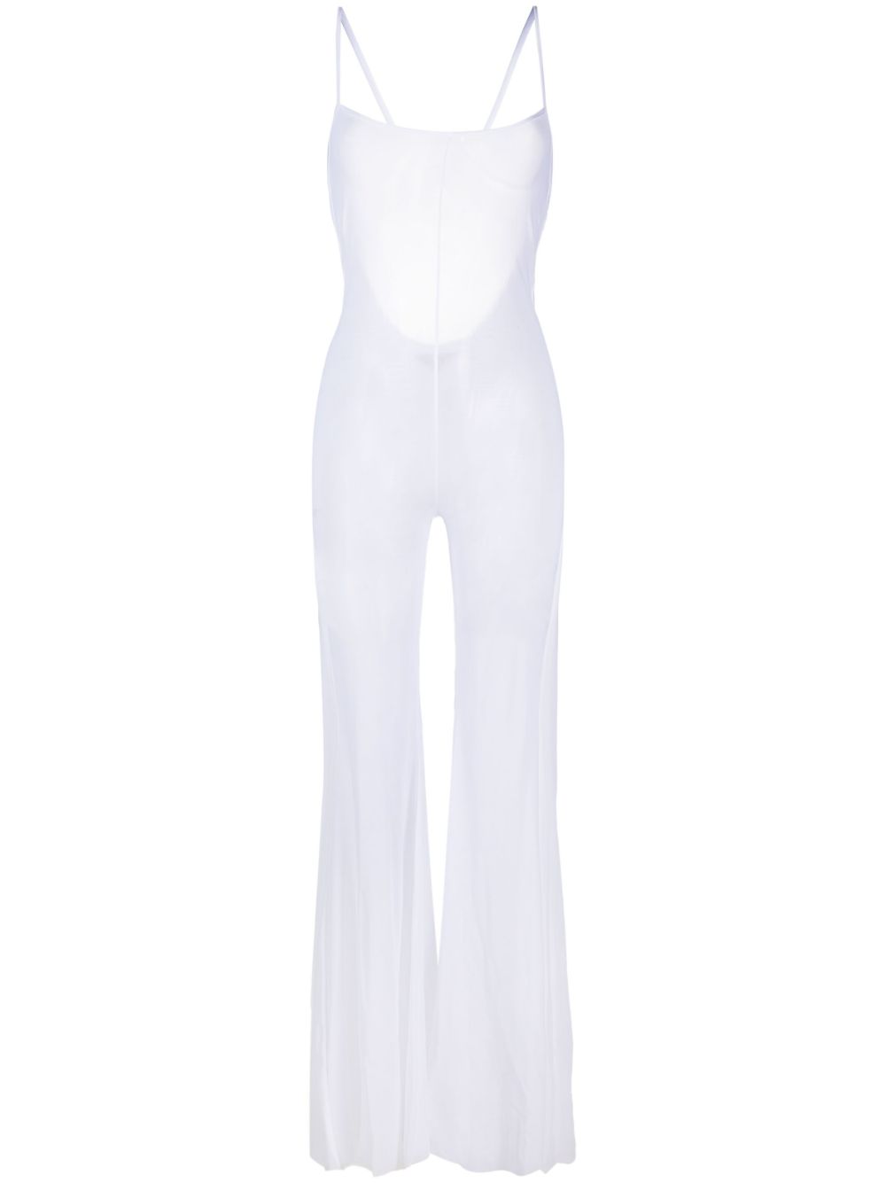 Wide-leg jumpsuit - White