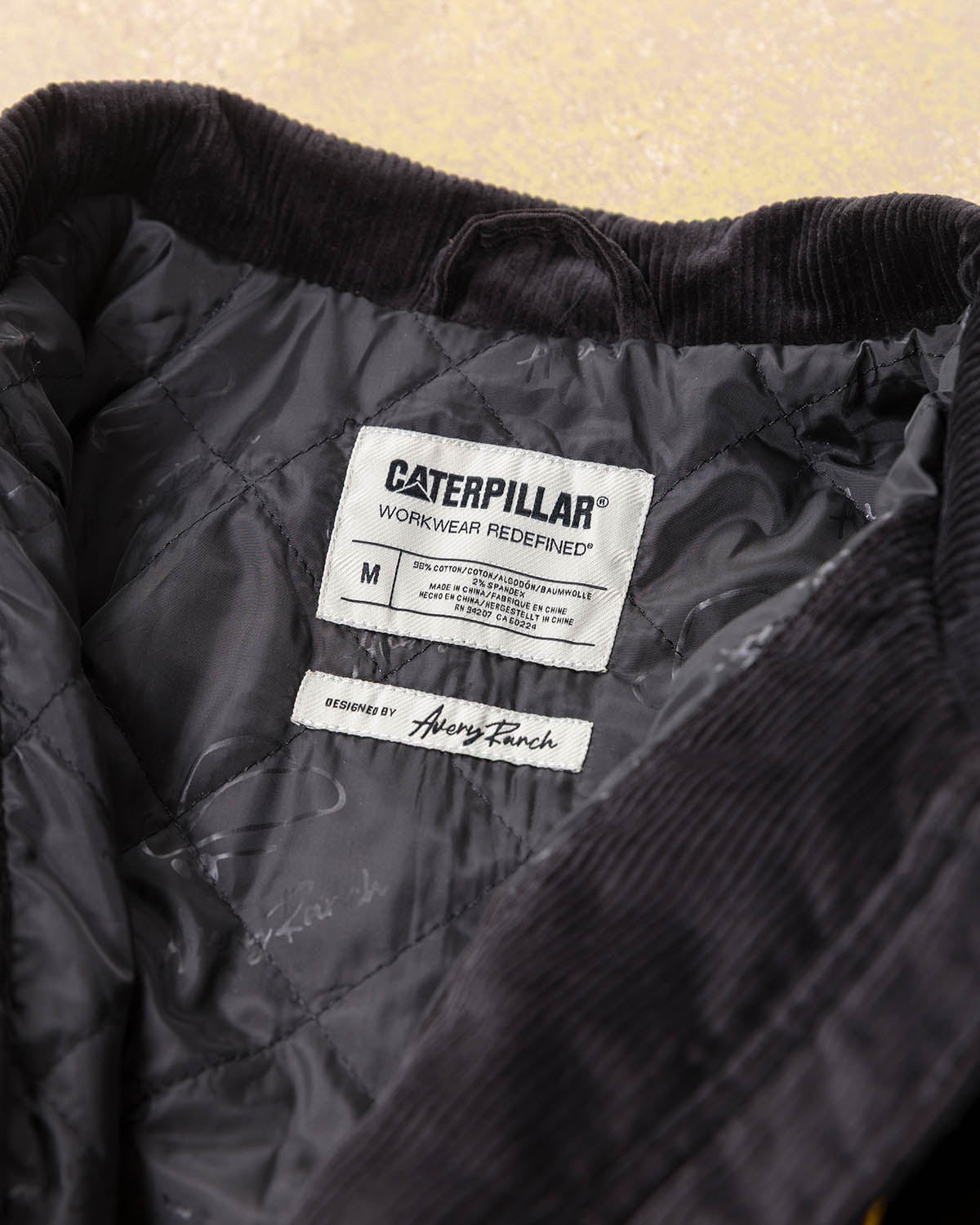 CORDUROY BOMBER JACKET CAT WWR DESIGNED BY AVERY RANCH