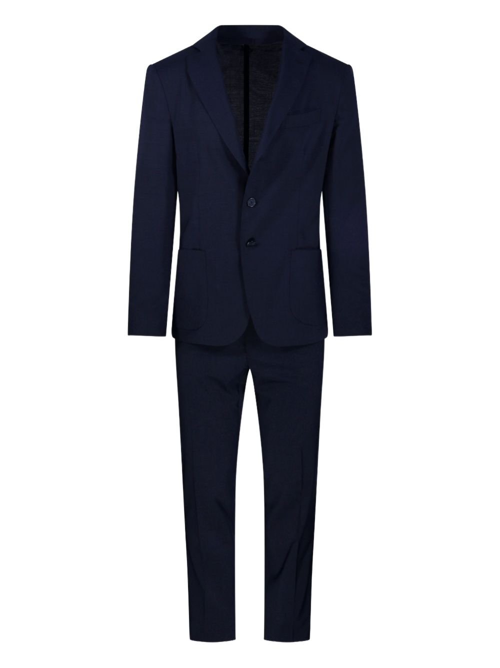 Patch-pocket suit - Blue