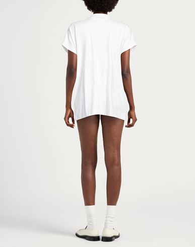 Woman Mini dress White Size 4 Cotton, Acrylic