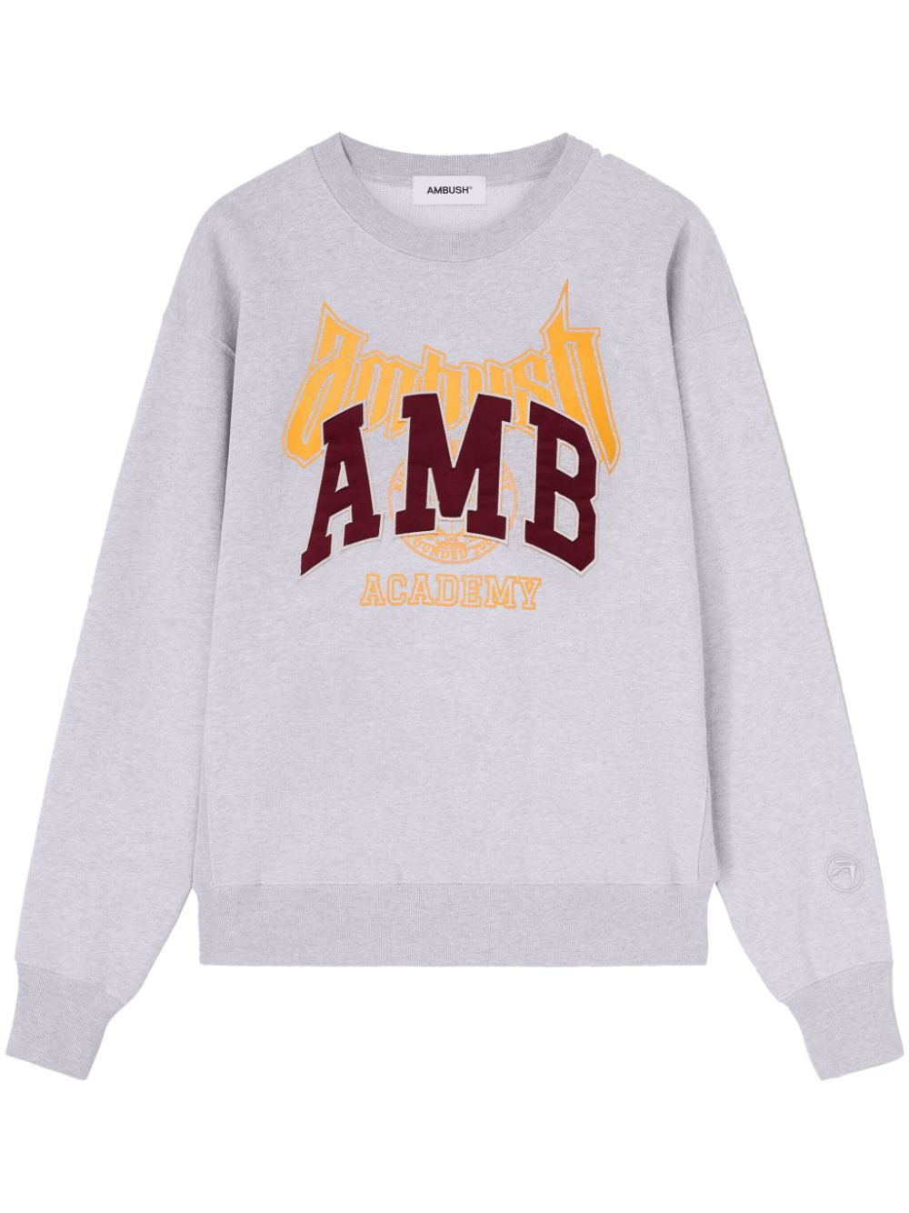 Logo-appliqué sweatshirt - Grey