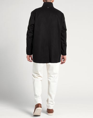 Man Coat Black Size 48 Wool, Polyamide, Cashmere
