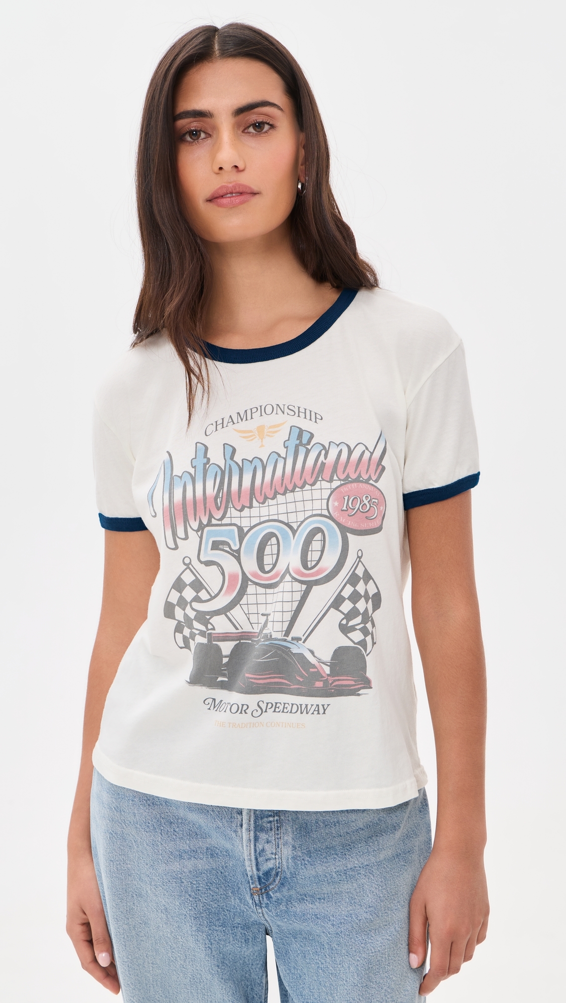Motor Speedway Ringer Tee AWH/NAV