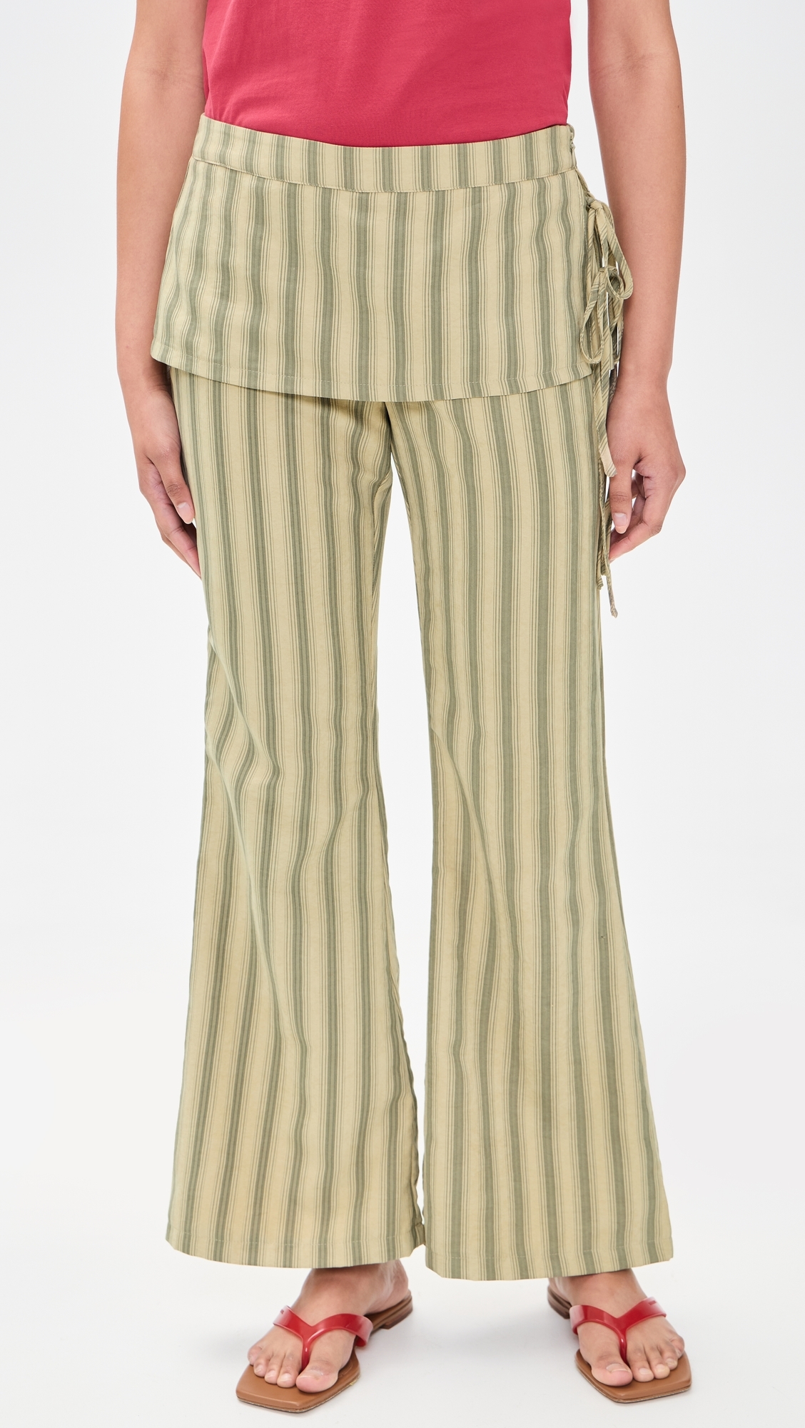 Alpine Pants Beige Stripe