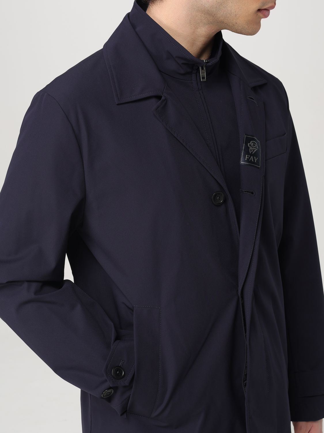 Jacket Men color Blue