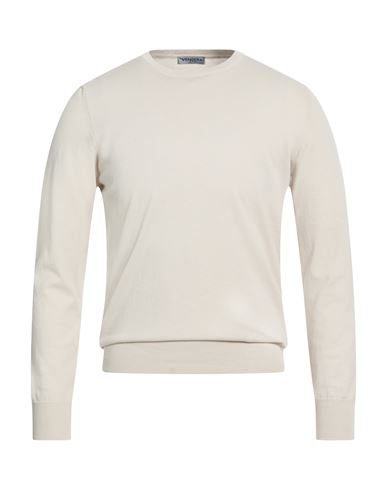 Man Sweater Beige Size 38 Cotton
