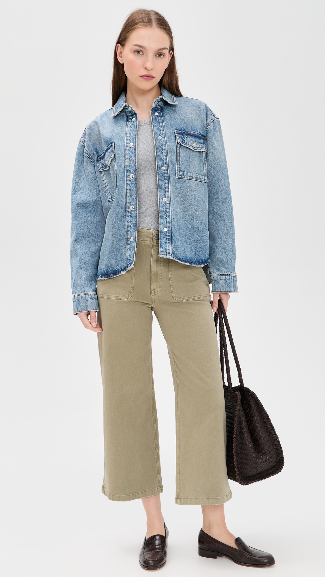 Zooey Utility Trousers Slate Green