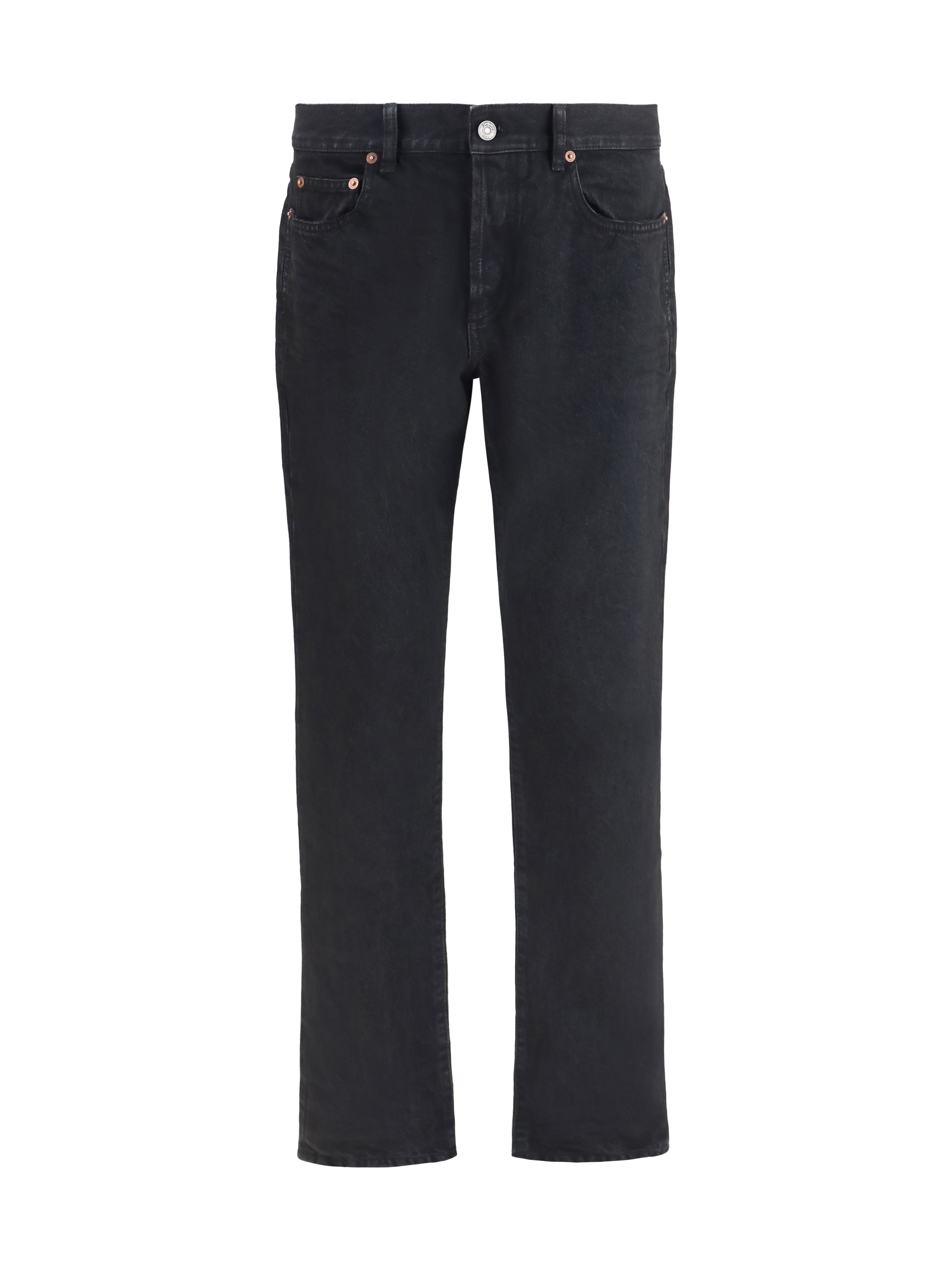 Slim Fit Denim Jeans — Black