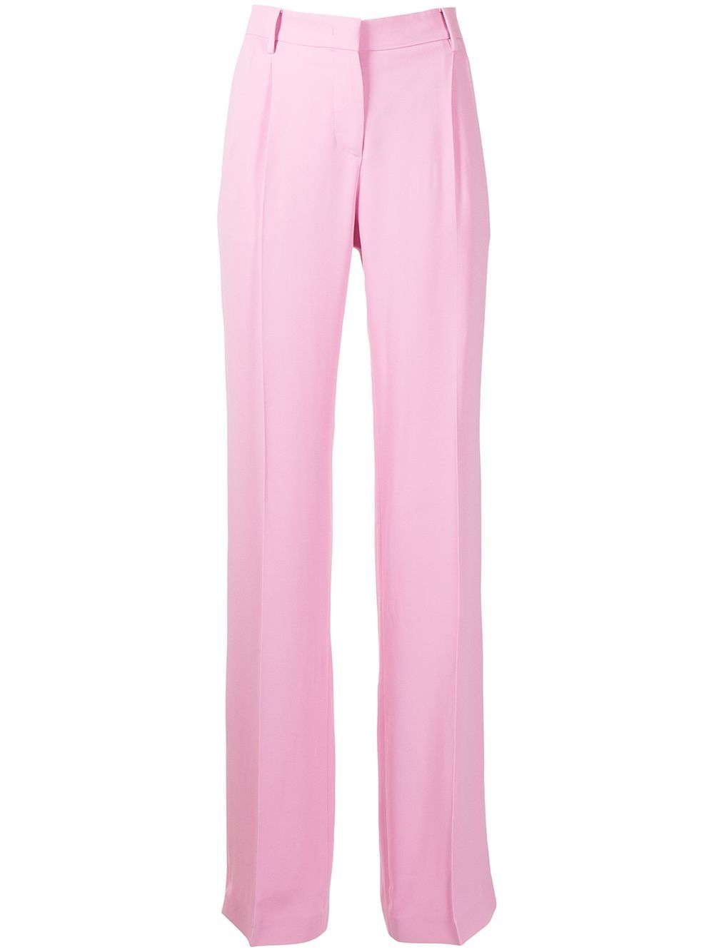 Tailored wide-leg trousers - Pink