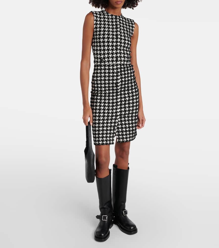 Checked minidress