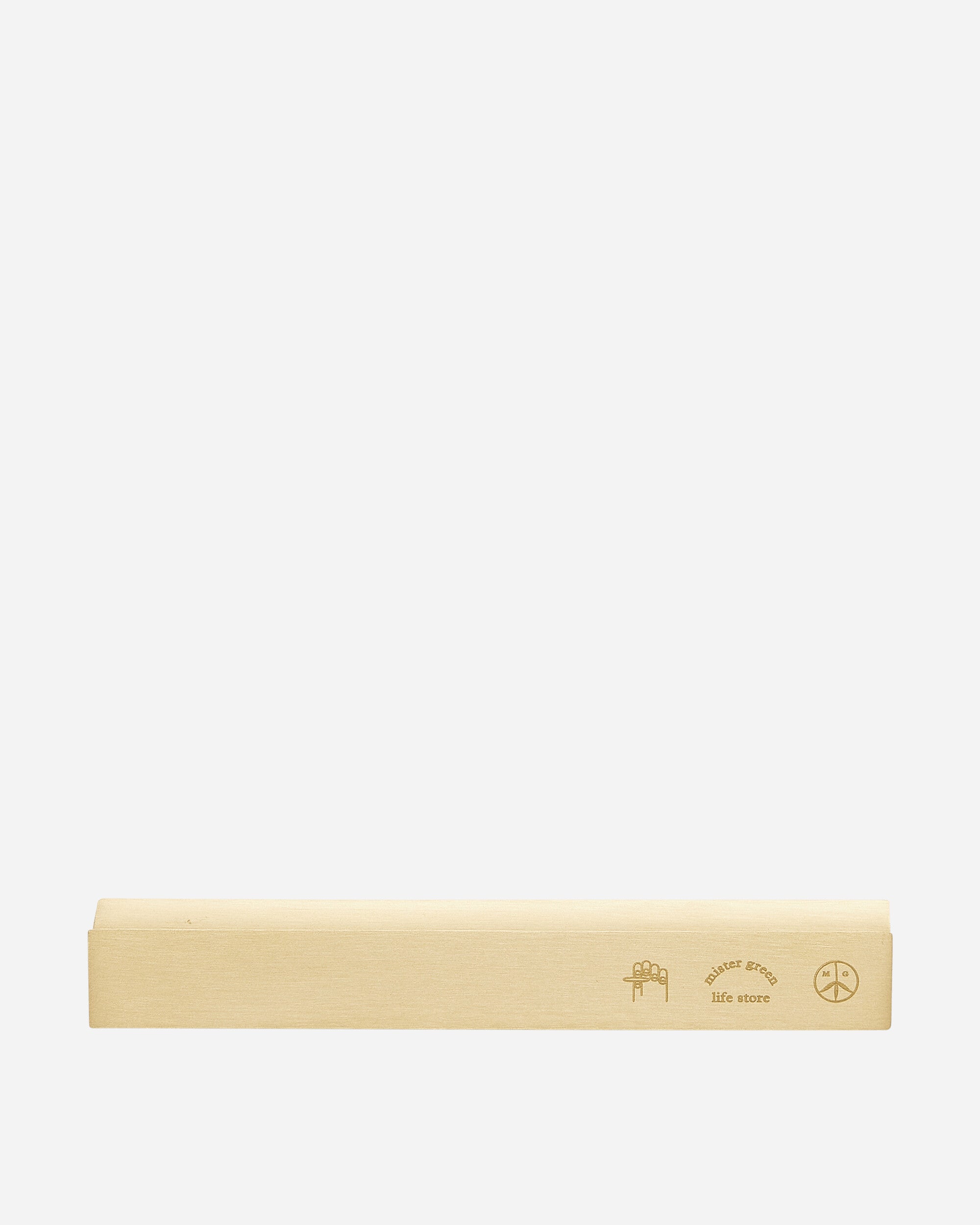 Trifecta Logo Bar Burner Brass