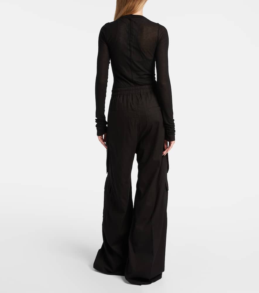 Belas cotton and wool cargo pants