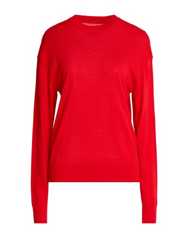 Woman Sweater Red Size M Merino Wool