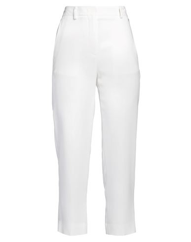Collection Woman Pants White Size 4 Viscose, Elastane
