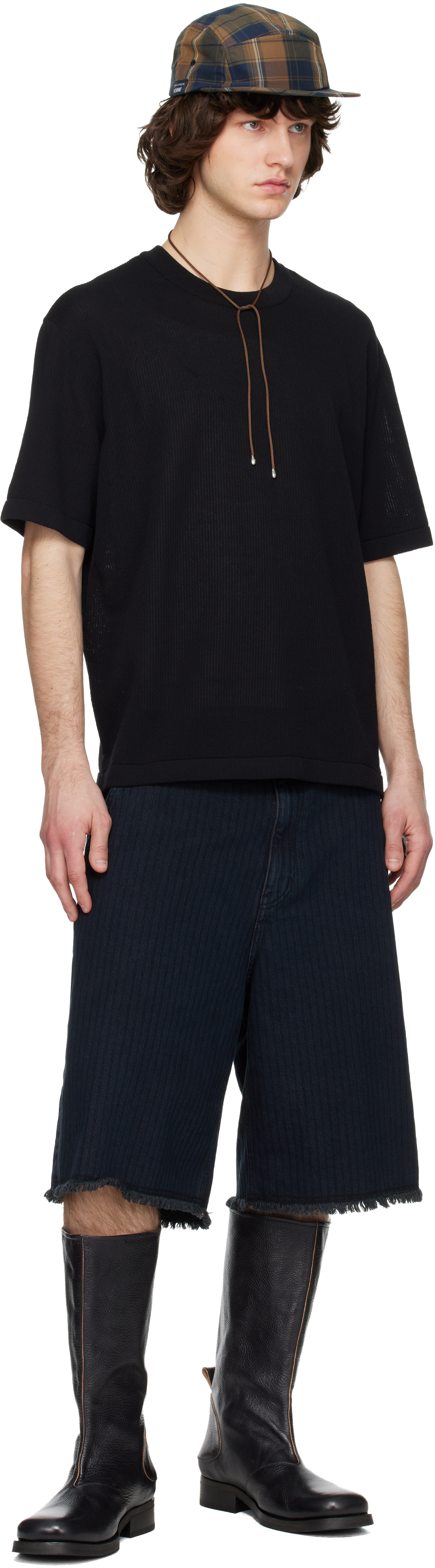 Black Knit T-shirt