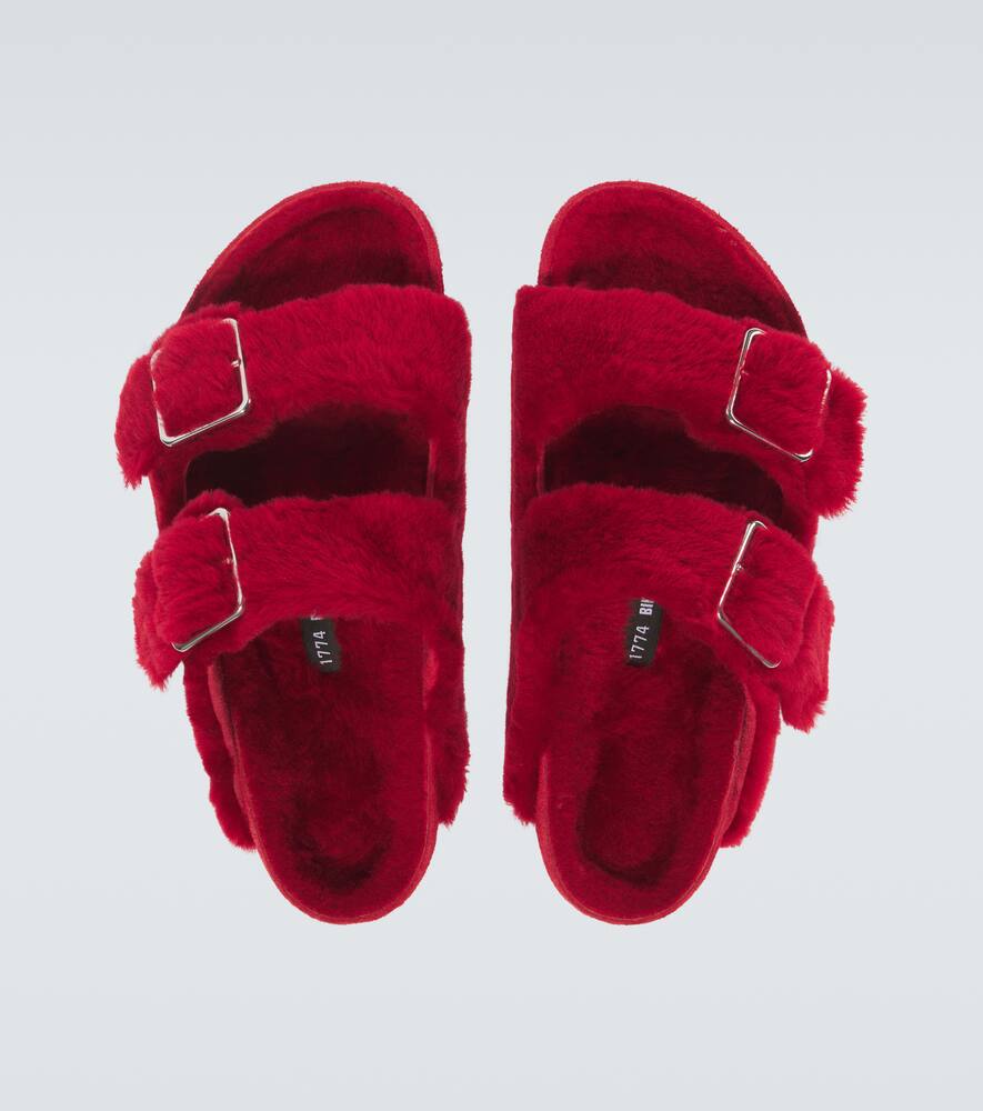 Birkenstock 1774 Arizona 1774 shearling-lined suede sandals