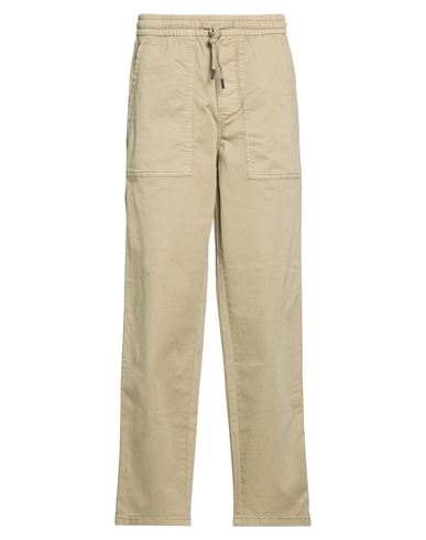 Man Pants Military green Size M Cotton, Elastane