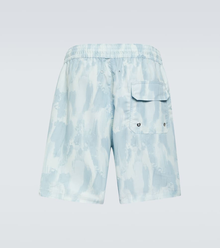 Printed swim trunks