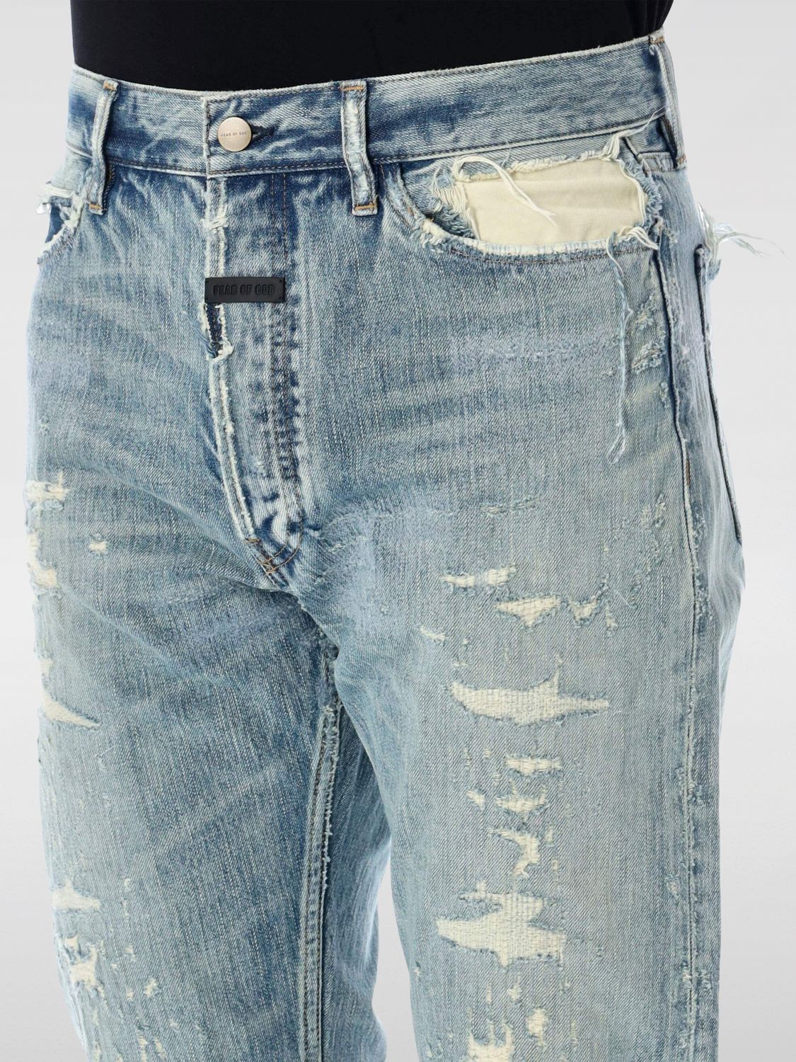 Jeans FEAR OF GOD Men color Indigo