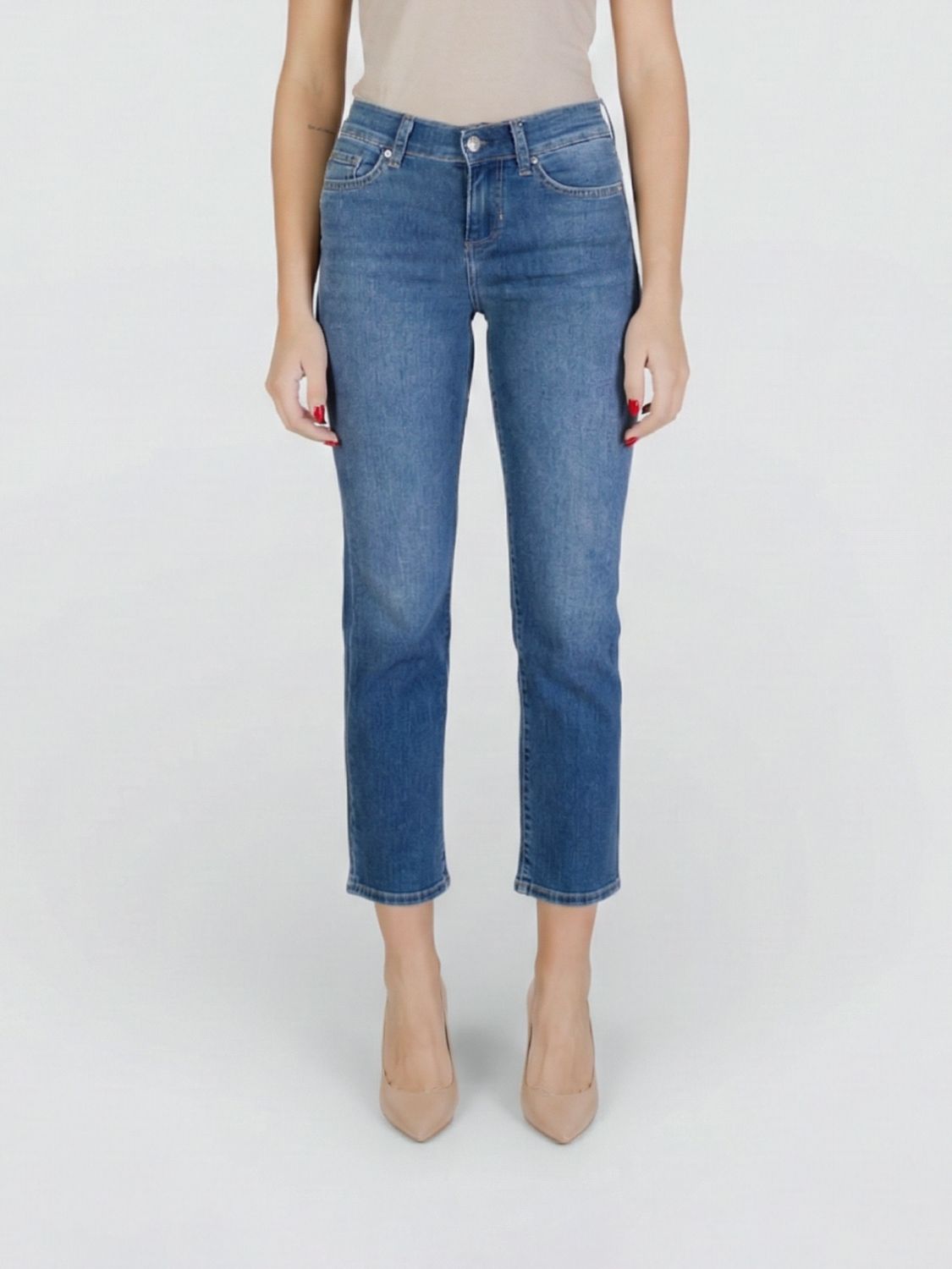 Jeans Woman color Denim