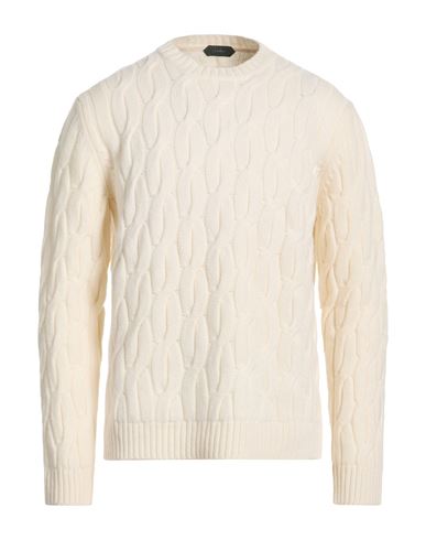 Man Sweater Off white Size 44 Virgin Wool