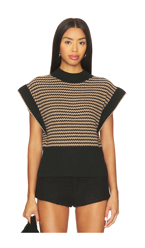 LNA Ellisa Sleeveless Sweater in Beige. S. Also in L
