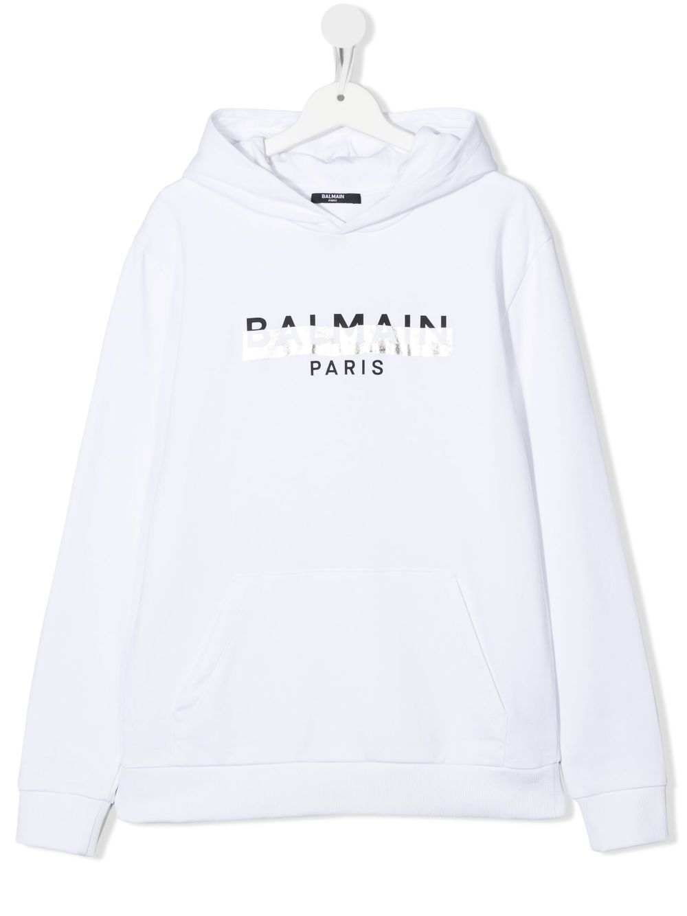 TEEN logo-print hoodie - White