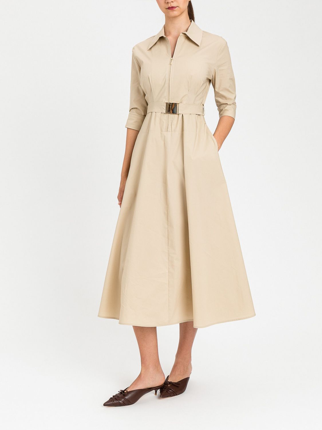 Dress Woman color Beige