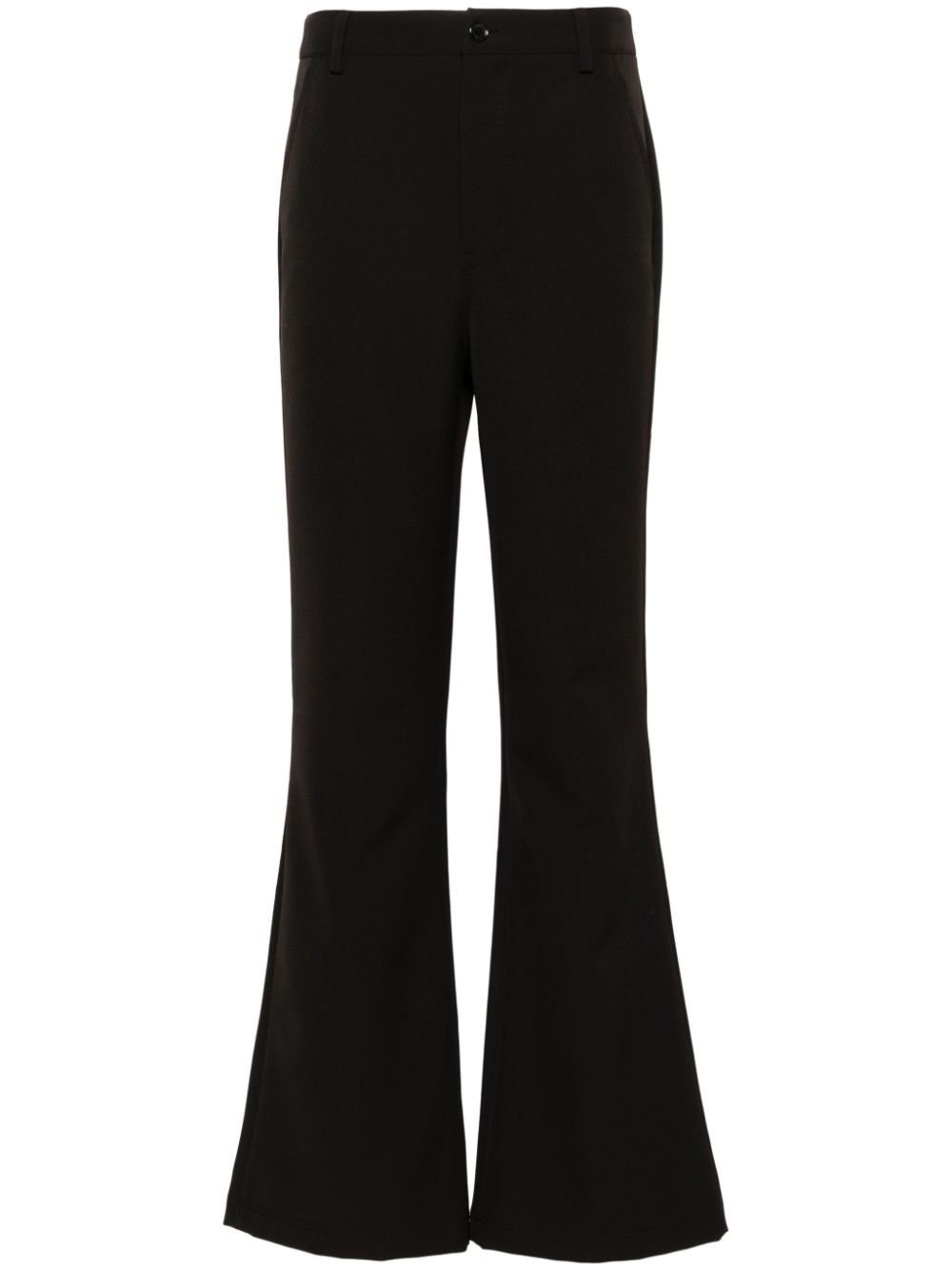 Straight-leg trousers - Black