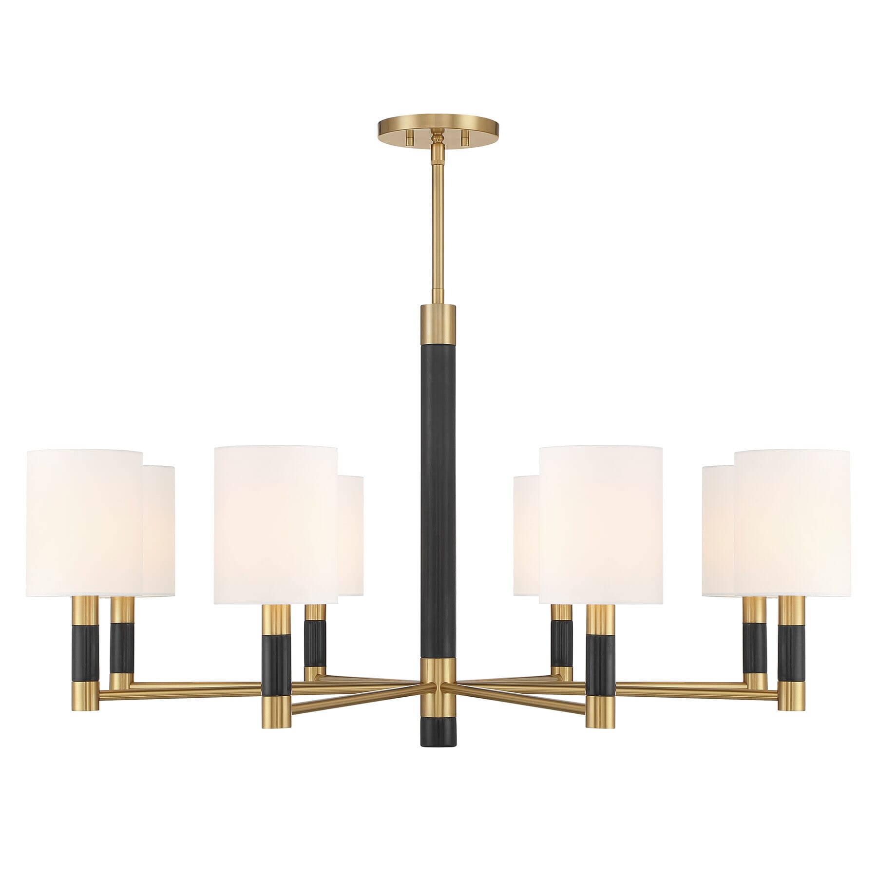 Conrad 8-Light Chandelier in Warm Bra