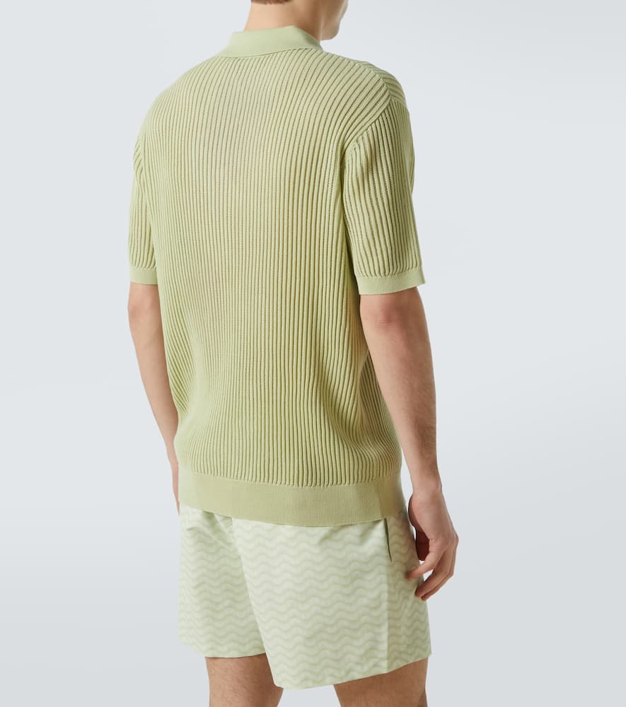 Vidal cotton-blend polo sweater